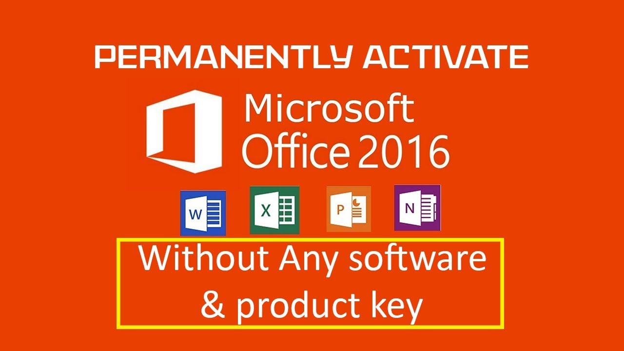 Free code to activate microsoft office 2016